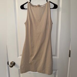 41 Hawthorn Beige Sleeveless Mini Dress